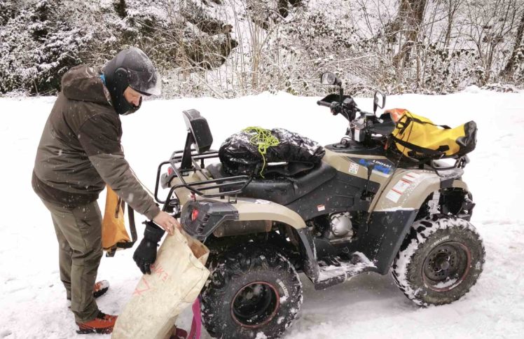 Večernja opskrba planinarske kuće Pusti duh