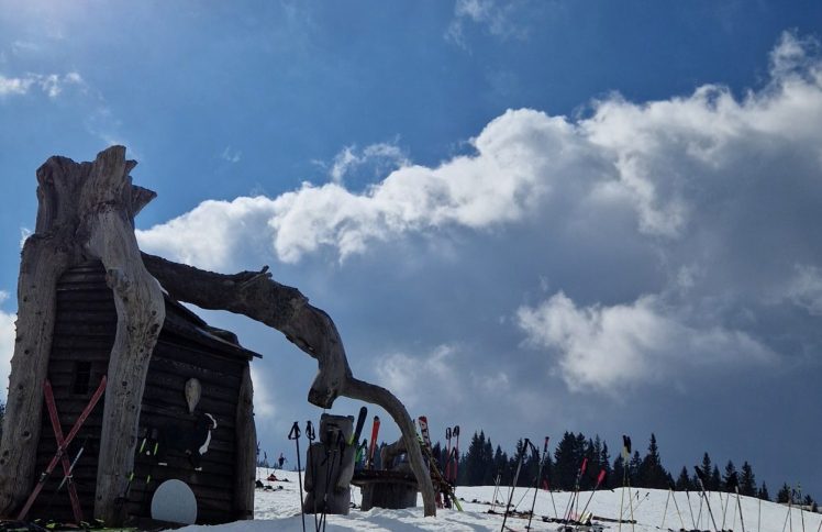 Proljetni skijaški dan na Weinebene